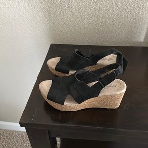 Clarks collection wedge heel